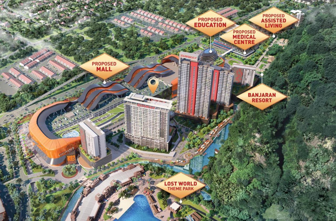 Ipoh Tambun Lost World Sunway Onsen Suites Luna 2R2B 8Paxs 외부 사진